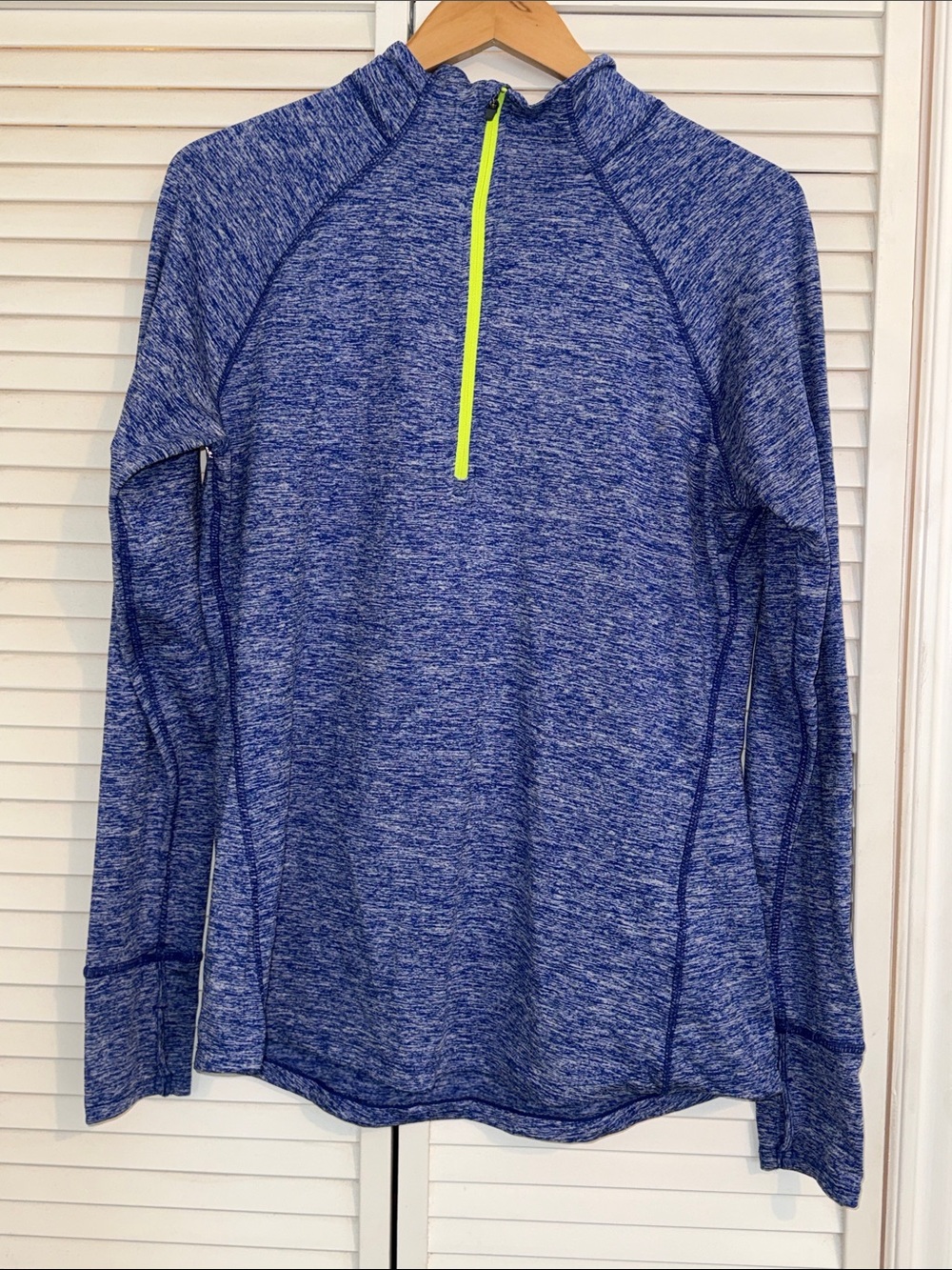 Tangerine Activewear 💙💚💙 Quarter Zip Pullover Long Sleeve - XL - Picture 2 of 5